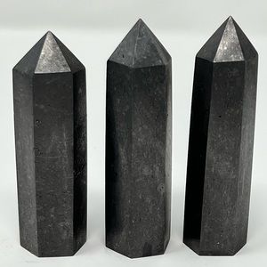 Shungite tower set of 3